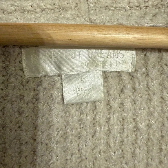 Barefoot Dreams Cream Knit Cardigan - Picture 2 of 2